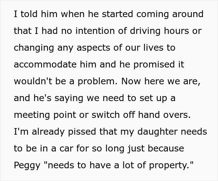 Custodial mom frustrated as dad paying $300 child support tries to control 10YO's schedule and meet-up arrangements. Custodial mom frustrated as dad paying $300 child support tries to control 10YO's schedule and meet-up arrangements.