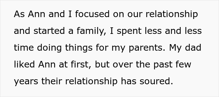 Text excerpt about strained family relationships, highlighting challenges of parents and son raising younger siblings.