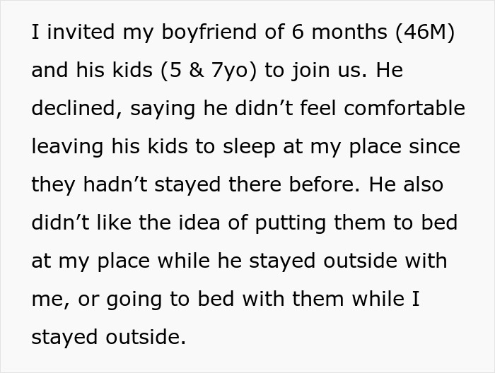 Woman Refuses To Alter Her Long-Standing Party Tradition For Her BF And His Kids, He Turns Vicious Woman Refuses To Alter Her Long-Standing Party Tradition For Her BF And His Kids, He Turns Vicious