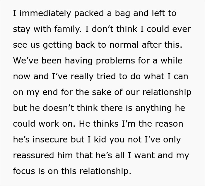 Text message about relationship problems, insecurity, and struggle to repair a 7-year relationship after trust issues. Text message about relationship problems, insecurity, and struggle to repair a 7-year relationship after trust issues.