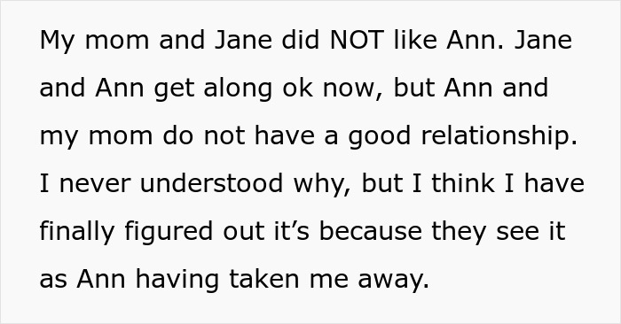 Text about family conflict with parents making son raise younger siblings and strained relationships as an adult.