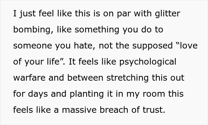 Woman discovering hidden device in closet planted by boyfriend representing breach of trust and prank discovery. Woman discovering hidden device in closet planted by boyfriend representing breach of trust and prank discovery.