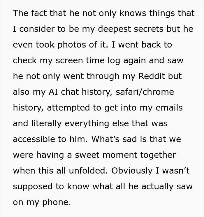 Man shocked after going through girlfriend’s phone secretly, discovering private chat and browsing history, ending 7-year relationship. Man shocked after going through girlfriend’s phone secretly, discovering private chat and browsing history, ending 7-year relationship.