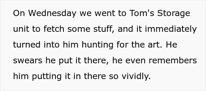 Text describing a guy convinced they took an art class with his girlfriend, who has no memory of attending. Text describing a guy convinced they took an art class with his girlfriend, who has no memory of attending.