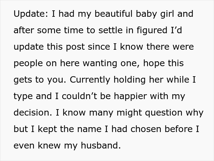 Text update about a pregnant wife shocked by hubby’s affair and the matching dream baby name. Text update about a pregnant wife shocked by hubby’s affair and the matching dream baby name.
