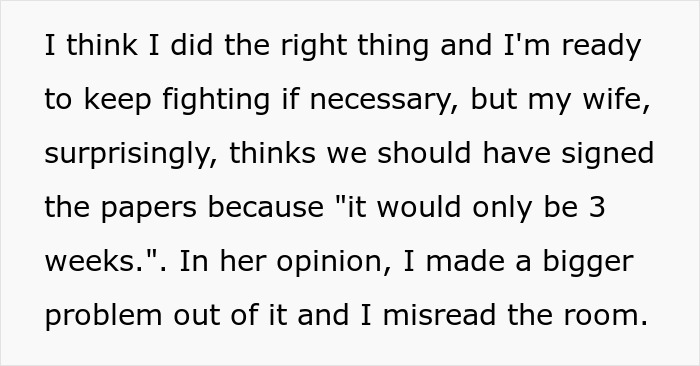 Text excerpt from a father discussing his reaction and thoughts on a teacher scaring a student during class incident. Text excerpt from a father discussing his reaction and thoughts on a teacher scaring a student during class incident.
