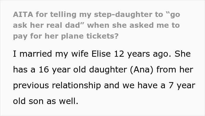16YO Treats Stepdad Like A Doormat And Walking ATM, Gobsmacked When He Finally Says Enough’s Enough 16YO Treats Stepdad Like A Doormat And Walking ATM, Gobsmacked When He Finally Says Enough’s Enough