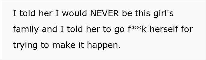 Text message displaying a son refusing family bonding, expressing anger and choosing nemesis and dad over mother. Text message displaying a son refusing family bonding, expressing anger and choosing nemesis and dad over mother.
