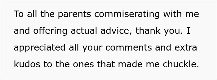 Text expressing gratitude from a woman fearing she won’t survive motherhood and regretting her decision to have kids.