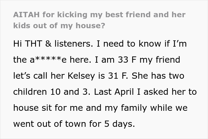 Text excerpt about a friend house sitting, locking up dogs for hours while her own dogs roam free. Text excerpt about a friend house sitting, locking up dogs for hours while her own dogs roam free.