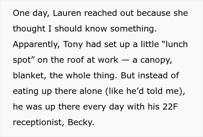 Text describing a man's worry about wife's petty drama affecting his job, leading to losing his marriage instead. Text describing a man's worry about wife's petty drama affecting his job, leading to losing his marriage instead.
