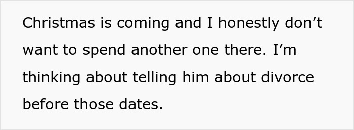 Person expressing feelings about inlaws pushing boundaries around divorce during the holiday season and difficult family dynamics. Person expressing feelings about inlaws pushing boundaries around divorce during the holiday season and difficult family dynamics.