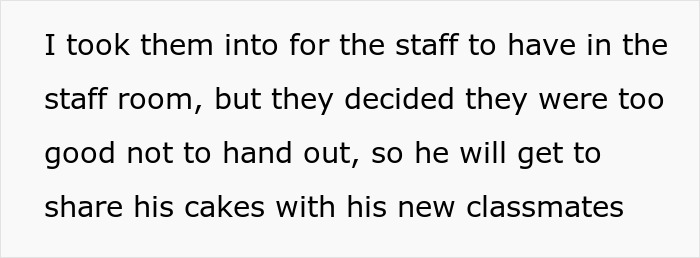 Mom baking cupcakes for son’s birthday, school staff surprised by decision to share cakes with new classmates. Mom baking cupcakes for son’s birthday, school staff surprised by decision to share cakes with new classmates.