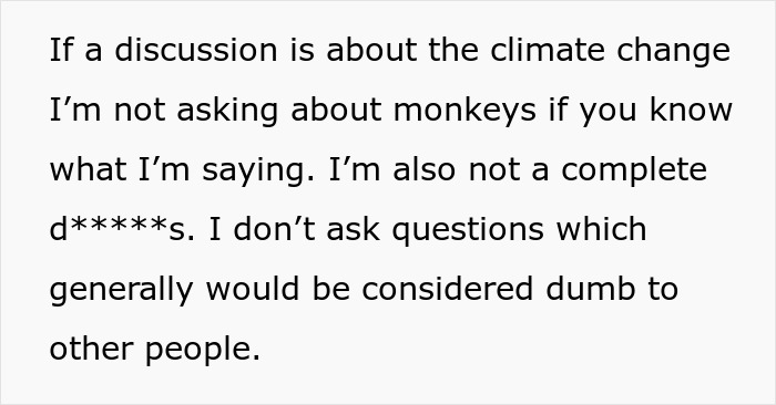 Text block discussing not asking dumb questions, relating to future MIL branding bride-to-be stupid and fiancé’s reaction. Text block discussing not asking dumb questions, relating to future MIL branding bride-to-be stupid and fiancé’s reaction.