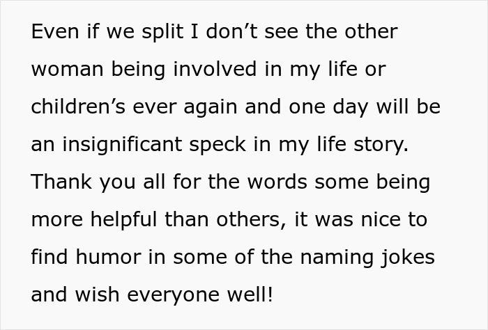 Text about a pregnant wife shocked by her hubby’s affair and a woman’s name matching their dream baby name. Text about a pregnant wife shocked by her hubby’s affair and a woman’s name matching their dream baby name.