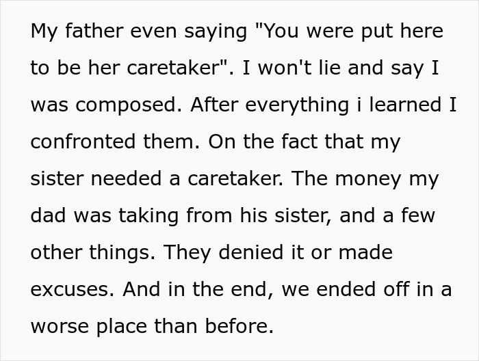 Teen feels like prisoner babysitting autistic sister, confronts parents about caretaking and family issues. Teen feels like prisoner babysitting autistic sister, confronts parents about caretaking and family issues.