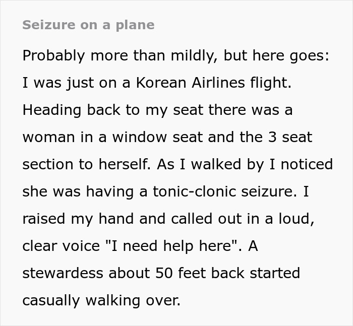Passenger raises alarm during Korean Airlines medical crisis as crew accused of failing basic protocols on flight. Passenger raises alarm during Korean Airlines medical crisis as crew accused of failing basic protocols on flight.