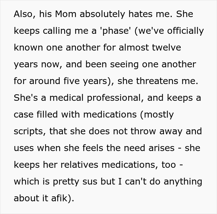 Text discussing suspicion and concerns about possible poisoning due to mother-in-law's weird and suspicious behavior. Text discussing suspicion and concerns about possible poisoning due to mother-in-law's weird and suspicious behavior.