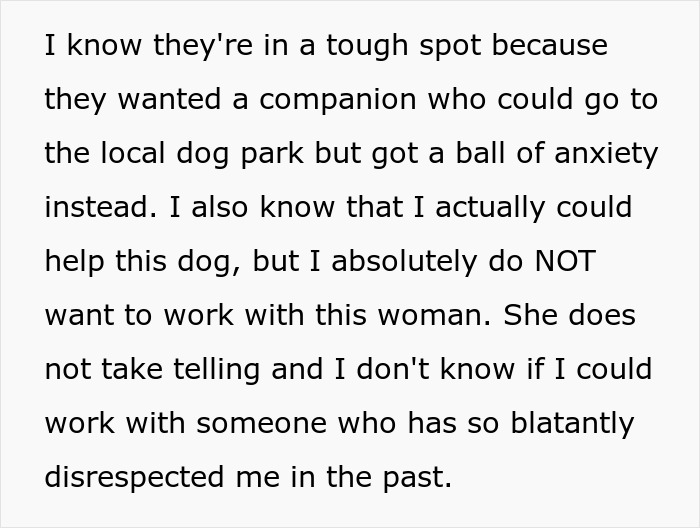 Woman adopts dog with behavior issues against shelter advice, struggling to manage anxiety and training challenges. Woman adopts dog with behavior issues against shelter advice, struggling to manage anxiety and training challenges.