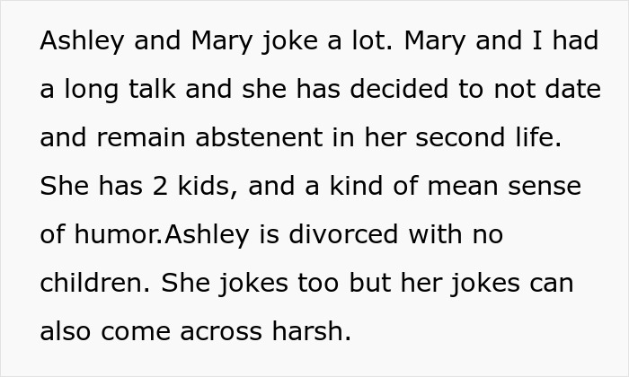 Widow reacting angrily after sister&rsquo;s cruel joke about husband during family dinner escalating into a brawl.