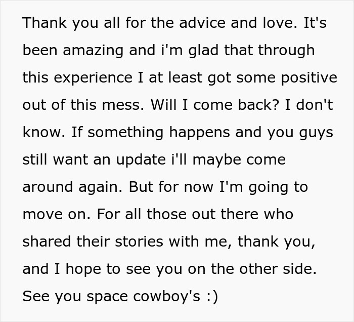 Text message expressing gratitude and resolve after a teen feels like a prisoner babysitting autistic sister and decides to move on. Text message expressing gratitude and resolve after a teen feels like a prisoner babysitting autistic sister and decides to move on.