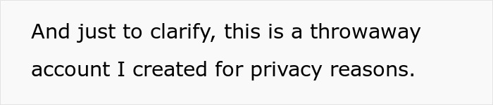 Text on screen explaining the creation of a throwaway account for privacy related to man insisting fiancée buy house with 50/50 ownership. Text on screen explaining the creation of a throwaway account for privacy related to man insisting fiancée buy house with 50/50 ownership.