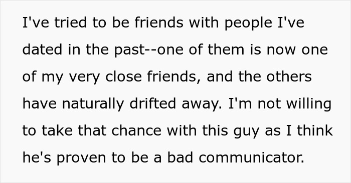Text about guy considering woman his girlfriend after one date, with woman horrified by anniversary gift, discussing bad communication. Text about guy considering woman his girlfriend after one date, with woman horrified by anniversary gift, discussing bad communication.