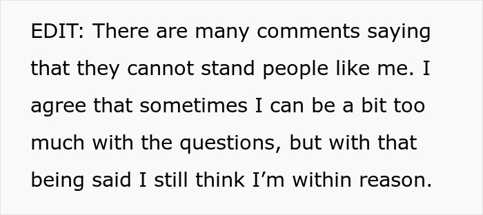 Text snippet discussing comments about being called too much with questions but still within reason, related to future MIL branding bride-to-be. Text snippet discussing comments about being called too much with questions but still within reason, related to future MIL branding bride-to-be.