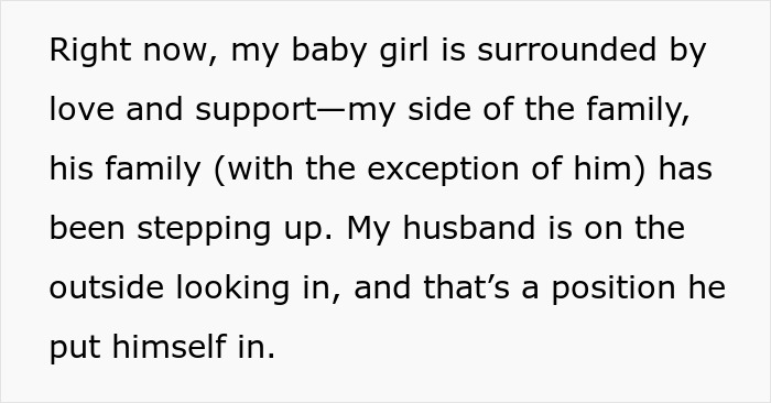 Pregnant wife supported by family while husband ignores baby and isolates himself after being called out. Pregnant wife supported by family while husband ignores baby and isolates himself after being called out.