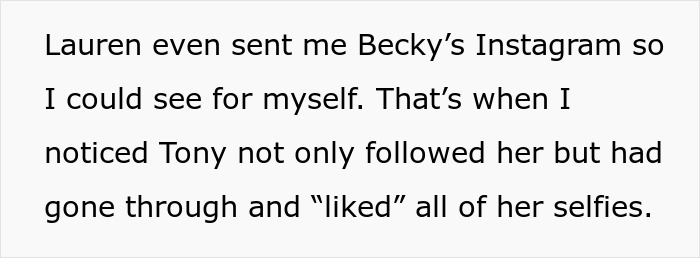 Screenshot of a text message describing a man worrying his wife’s petty drama could cost him his job. Screenshot of a text message describing a man worrying his wife’s petty drama could cost him his job.