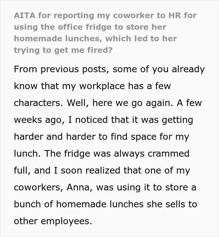 Man struggling to find space for his lunch in office fridge due to coworker storing homemade lunches. Man struggling to find space for his lunch in office fridge due to coworker storing homemade lunches.