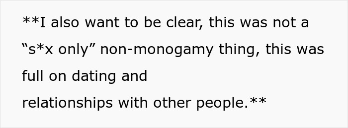 Text excerpt explaining polyamory and dating in non-monogamy relationships beyond just physical intimacy. Text excerpt explaining polyamory and dating in non-monogamy relationships beyond just physical intimacy.
