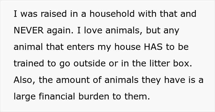 Text discussing pet training and financial burden related to animals in the context of a mom retirement plan. Text discussing pet training and financial burden related to animals in the context of a mom retirement plan.