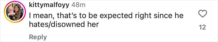 Screenshot of an Instagram comment discussing Elon Musk’s transgender daughter in response to recent reports. Screenshot of an Instagram comment discussing Elon Musk’s transgender daughter in response to recent reports.