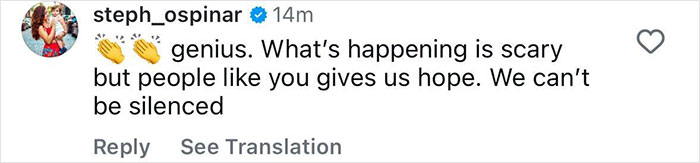 User steph_ospinar commenting on hope and silence related to Jimmy Fallon breaking silence on Jimmy Kimmel show suspension. User steph_ospinar commenting on hope and silence related to Jimmy Fallon breaking silence on Jimmy Kimmel show suspension.
