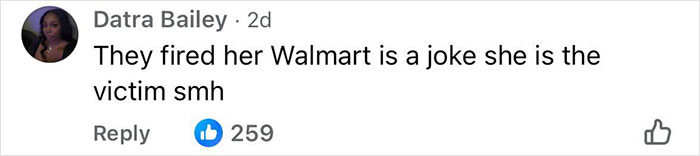 Comment on social media expressing support for a Walmart employee amid an angry mob ambush in a disturbing viral video. Comment on social media expressing support for a Walmart employee amid an angry mob ambush in a disturbing viral video.