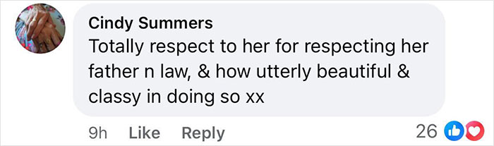 Comment from Cindy Summers praising Kate Middleton for her respect and class towards King Charles after royal funeral. Comment from Cindy Summers praising Kate Middleton for her respect and class towards King Charles after royal funeral.