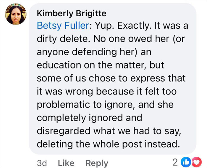 Screenshot of a social media comment discussing concerns linked to Brooklyn midwife’s dice game club safety.