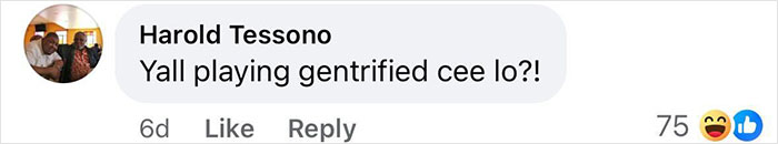 Screenshot of a social media comment discussing Brooklyn midwife’s dice game club and concerns about safety for non-white women.