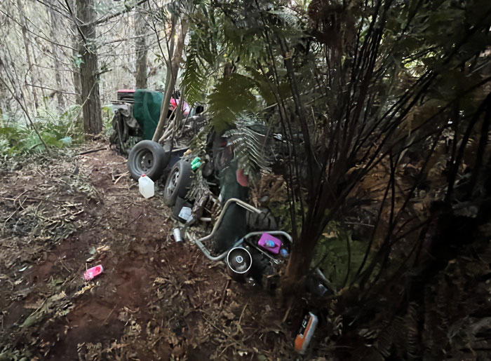 Campsite in the wilderness with scattered belongings and equipment where kids vanished, mom breaks her silence. Campsite in the wilderness with scattered belongings and equipment where kids vanished, mom breaks her silence.
