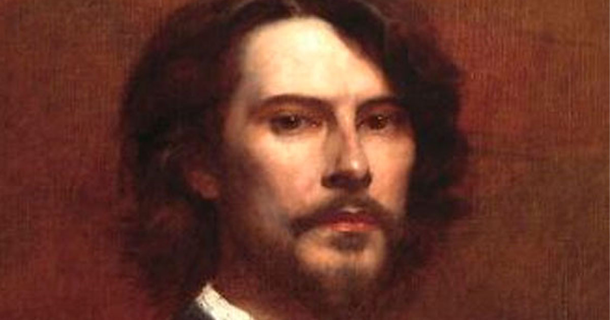 Portrait of a man with dark hair and beard, resembling celebrities who could play their own historical counterparts.