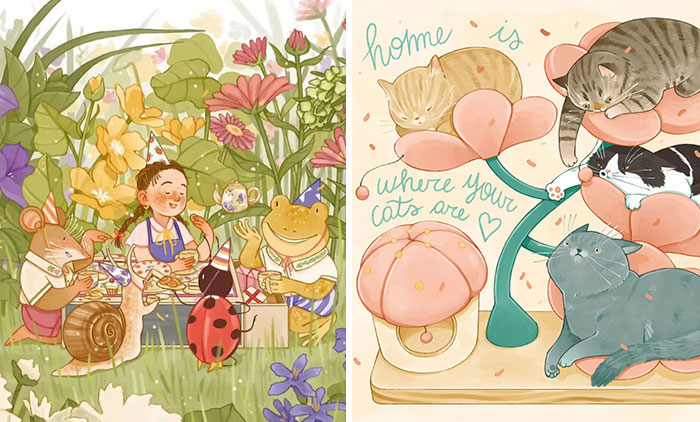 40 Adorable And Heartwarming Illustrations By Martina Brancato To Brighten Your Day