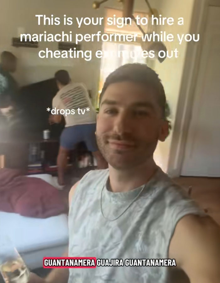 Man's Hilarious Mariachi Revenge On Cheating Ex Goes Mega Viral: "We Need A Whole Netflix Series!" Man's Hilarious Mariachi Revenge On Cheating Ex Goes Mega Viral: "We Need A Whole Netflix Series!"