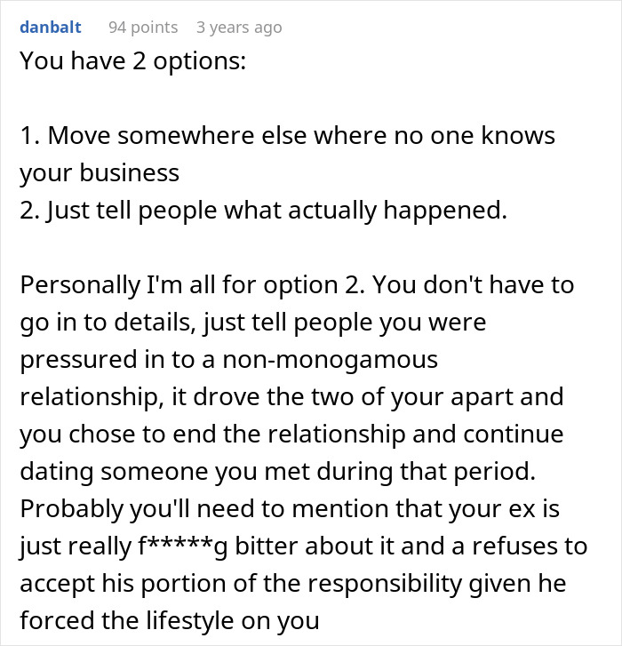 Man shares advice on handling regret after opening marriage to poly relationship and wife prefers her new partner. Man shares advice on handling regret after opening marriage to poly relationship and wife prefers her new partner.