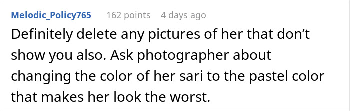 Woman pretending to be the bride at sister-in-law’s wedding, despite being married to the actual bride’s brother. Woman pretending to be the bride at sister-in-law’s wedding, despite being married to the actual bride’s brother.