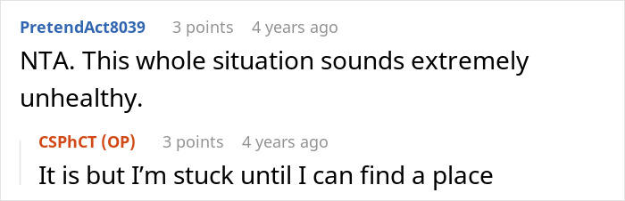 Screenshot of an online conversation about a guy letting his girlfriend’s kid sleep in a roommate’s bed causing conflict. Screenshot of an online conversation about a guy letting his girlfriend’s kid sleep in a roommate’s bed causing conflict.