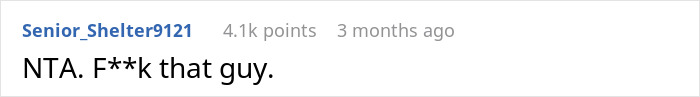 Screenshot of an online comment stating refusal to look after a disabled brother described as lazy, entitled, and enabled. Screenshot of an online comment stating refusal to look after a disabled brother described as lazy, entitled, and enabled.