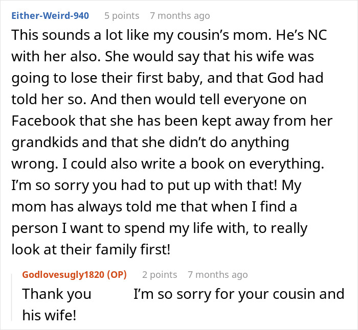 Text conversation about a woman who goes no-contact with her mother-in-law after a life-threatening allergy test incident. Text conversation about a woman who goes no-contact with her mother-in-law after a life-threatening allergy test incident.