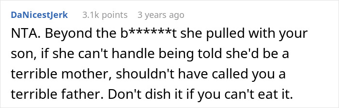 Screenshot of a Reddit comment discussing a sister who enforces gender roles and would have been an awful mom. Screenshot of a Reddit comment discussing a sister who enforces gender roles and would have been an awful mom.