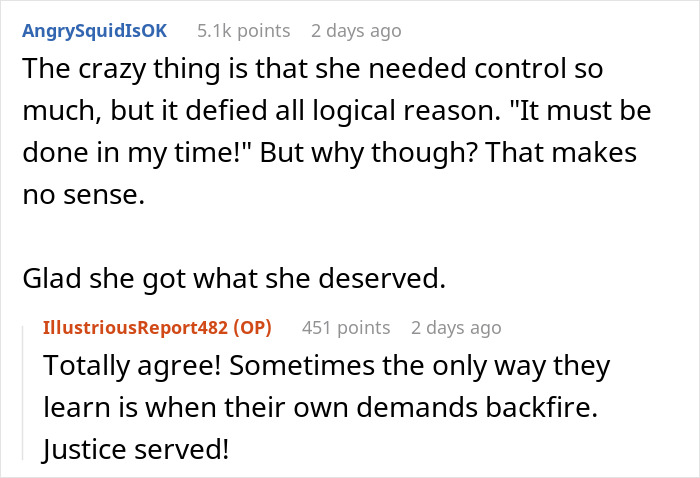 Reddit conversation about server down during business hours and the consequences of malicious compliance in control issues.